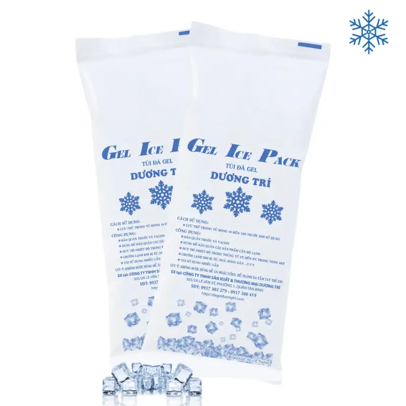 Túi Đá Gel 250g Đã Cấp Đông