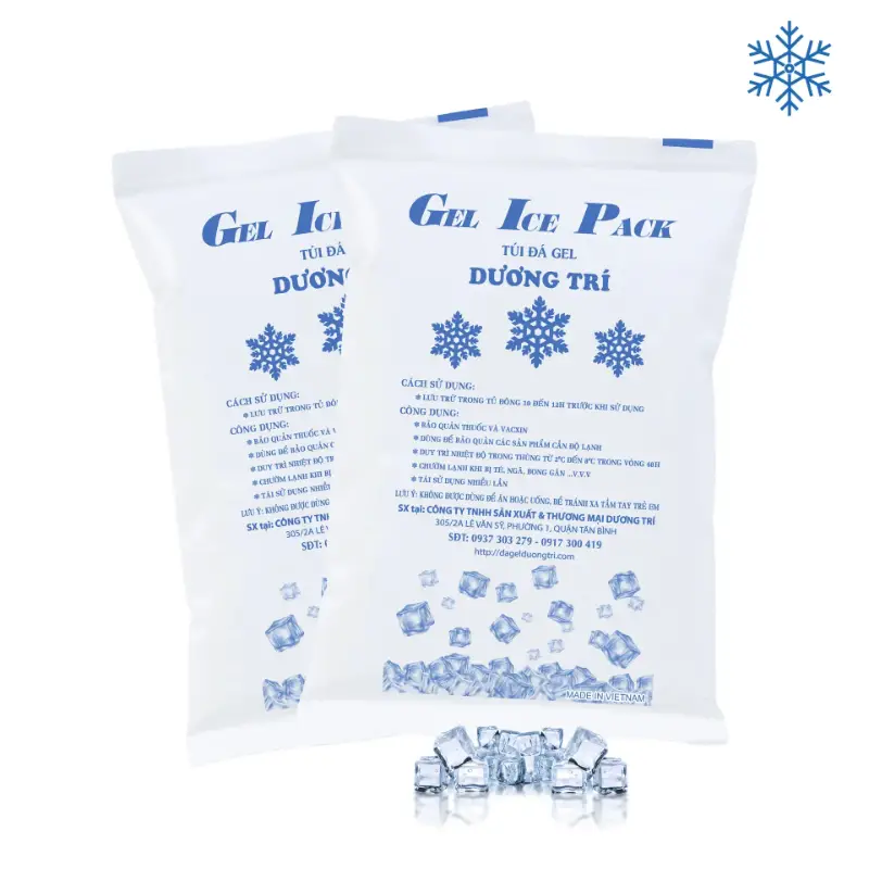 Túi Đá Gel 300g Đã Cấp Đông