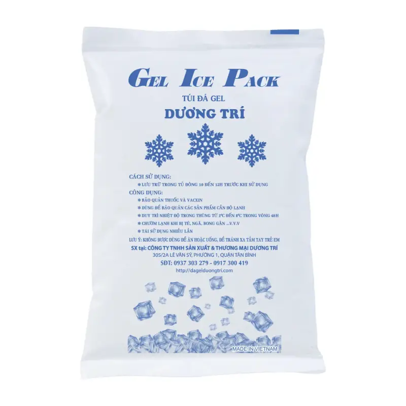 Túi Đá Gel 500g Chưa Cấp Đông