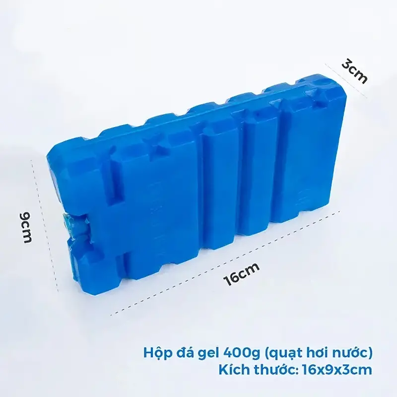 Hộp Đá Gel 400g Xanh